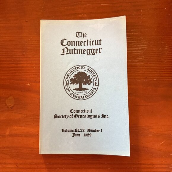 The Connecticut Nutmegger Genealogy Journals 1989 & 1991 - Picture 1 of 5